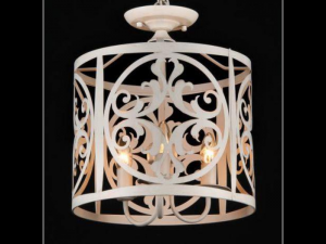 Lampa suspendata  House Rustika,3 x E14, 230V, D.36cm,H.43 cm,Alb