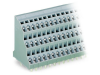 Triple-deck PCB terminal block; 2.5 mmA&sup2;; Pin spacing 5 mm; 3 x 6-pole; CAGE CLAMPA&reg;; 2,50 mmA&sup2;; gray