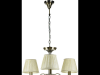 Candelabru battista ,3 becuri dulie e14, 230v,d.38cm, h.57 cm,bronz