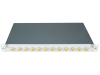 Patchpanel FO 19", 1UV, culisant, pentru 16 fibre, LC, MM