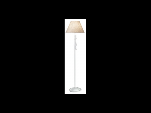 Lampa de podea Provence, 1 bec, dulie E27, D:420 mm, H:1590 mm, Alb