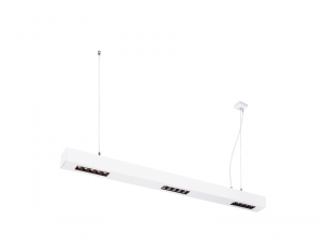Lampa suspendata, lustra Q-LINE A&reg; pandantiv, alb LED interior pandantiv, 1m, BAP, alb, 3000K,