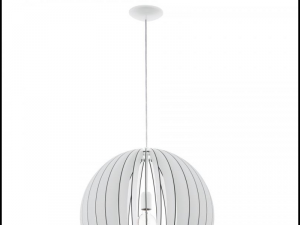 Lampa suspendata Cossano,1x60w,E27,D500,alb