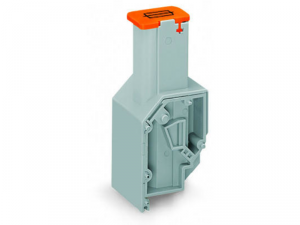 Transformer fuse terminal block; for fuse 6.35 x 25 mm; CAGE CLAMPA&reg; connection for conductors; 22.5 mm wide; 4,00 mmA&sup2;; orange