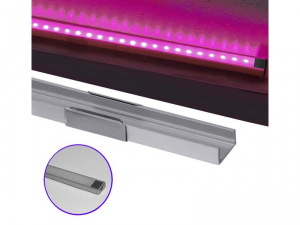 Profil Aluminiu PT. pentru banda LED & accesorii dispersor mat - L:1m