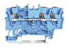 3-conductor through terminal block; with push-button; 1.5 mma&sup2;;