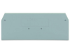 End and intermediate plate; 2.5 mm thick; gray