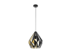 Lampa suspendata CARLTON 1 negru, gold 220-240V,50/60Hz