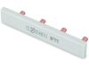Push-in type jumper bar; insulated; 6-way; Nominal current 63 A; light gray