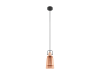 Lampa suspendata FRAMPTON negru, copper 220-240V,50/60Hz