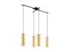 Lampa suspendata pinto gold negru 220-240v,50/60hz