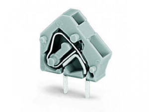 Stackable PCB terminal block; 2.5 mmA&sup2;; Pin spacing 5/5.08 mm; 1-pole; CAGE CLAMPA&reg;; commoning option; 2,50 mmA&sup2;; dark gray