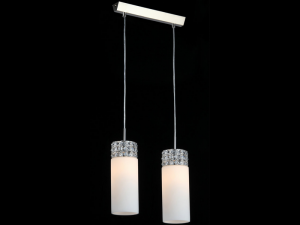 Lampa suspendata Fusion Collana,2 x E14,D.320,cm,H.1000 cm,Nichel