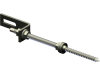 Hanger bolt 200mm M10 vertical stainless steel