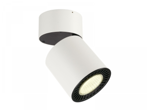 Corp iluminat TAVAN, SUPROS de Luminita Plafon, alb Plafon cu LED-uri de interior Montat Deschis, rotund, alb, 4000K, 60 A&deg; reflector, CRI90, 2700lm,
