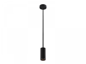 Lampa suspendata, lustra NUMINOS S Pendant, black Indoor LED pendant light black/black 3000K 36A&deg;,