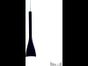 Pendul Flut Small, 1 bec, dulie E14, D:105mm, H:440/1100mm, Negru