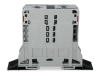 2-conductor through terminal block; 95 mmA&sup2;; lateral marker slots; with fixing flanges; POWER CAGE CLAMP; 95,00 mmA&sup2;; gray