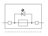 4-conductor fuse terminal block; with pivoting fuse