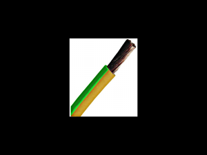 Conductor flexibil cu izolatie din PVC H07V-K 1,5mmA&sup2; galben verde