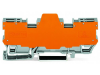 ; with orange separator plate; for din-rail 35 x 15