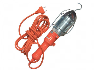 Lampa portabila metal / plastic cu cablu cod 4-011225 E27 E27 E27
