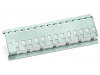 Carrier rail; with special perforations; 1000 mm long; tin-plated