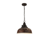 Lampa suspendata grantham 1 antique-brown,
