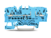 2-conductor through terminal block; 2.5 mma&sup2;; with test option;