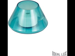 Veioza Fiaccola, 1 LED, 500 Lm, dulie GX53, D:170 mm, H:100 mm, Albastru