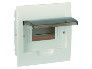 PLASTIC DISTRIBUTION 6 WAY BOX BUILT-IN MOUNTING