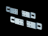 Set de 4 brackets otel galvanizat pentru fixarea