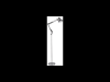 Lampa de podea Wally, 1 bec, dulie E27, L:200 mm, H:820 mm, Argintiu
