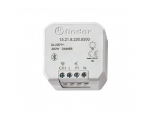 Dimmer (variator de tensiune) - 1 ND (contact normal deschis), Bluetooth BLE, 230 V, 300 W, Wall round box mounting, C.A. (50/60Hz), Standard, 50/60 Hz