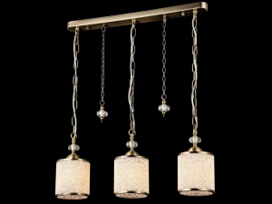 Lampa suspendata Fusion Sherbon,3 x E27,D.600,cm,H.250 cm,Bronz antic