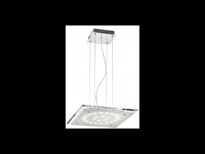 Pendul Pacific, 24 LED, L:450 mm, H:200/1100 mm, Transparent