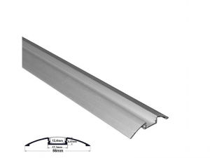 Profil aluminiu oval PT pentru banda LED & accesorii profil aparent OVAL - L:1m W:56mm h:10mm