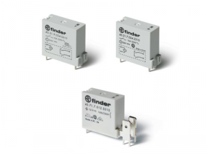 Releu miniaturizat implantabil (PCB) - 1 contact, 16 A, ND (contact normal deschis), 24 V, Protec&Egrave;&#155;ie la fluxul de spalare cu solven&Egrave;&#155;i (RT III), Sensibila in C.C., AgCdO, Implantabil (PCB) + Faston 250, Niciuna