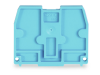 End plate; for terminal blocks with snap-in mounting foot; 2.5 mm thick; blue