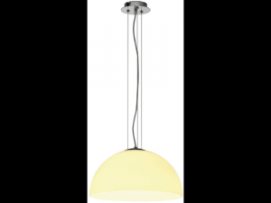 Lampa ORION 40,sticla, alb
