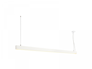 Lampa suspendata, lustra GLENOS pandantiv, pandantiv profesionale alb, LED-uri, 3000K, alb, 2 m, 85W,