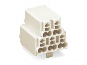 Power supply connector; 2,50 mmA&sup2;; white