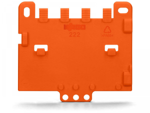 Strain relief plate; for mounting carrier; 221 or 222 Series, can be snapped