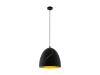 Lampa suspendata HUNNINGHAM negru, gold 220-240V,50/60Hz