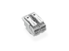 Lighting connector; push-button, external; for LinectA&reg;; without ground contact; NA&acute;-LA&acute;; 2-pole; Cod. L; Lighting side: for solid conductors; Inst. side: for all conductor types; max. 2.5 mmA&sup2;; Surrounding air temperature: max 85A&de