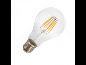 Bec LED Filament,10 w,E 27,lumina alba,bulb sticla,A67