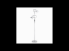 Lampa de podea Polly, 1 bec, dulie E27, D:220 mm, H:1540 mm, Argintiu