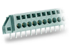 PCB terminal block; 2.5 mmA&sup2;; Pin spacing 5 mm; 3-pole; CAGE CLAMPA&reg;; clamping collar; 2,50 mmA&sup2;; gray