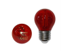 Bec sferic colorat cu LED COG E27 E27 E27 E27 2W (a&#137;&#136;25w) lumina rosie L 75mm