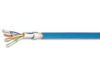 Cablu flexibil sf/utp cat.5 200mhz 4x2xawg26 pvc albastru